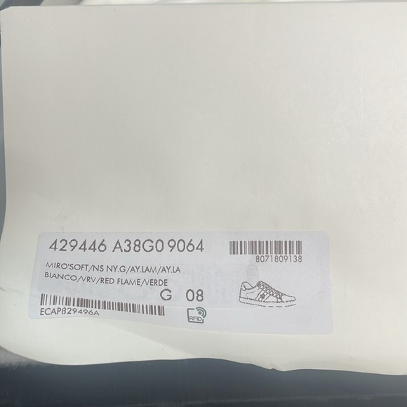 Excellent Gucci Ace sneaker with bee in white leather sneaker Size Men’s 8 - Picture 15 of 15